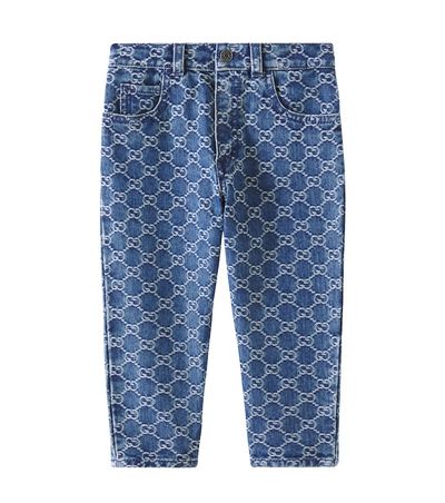 Gucci Kids Gucci Kids Baby GG jacquard jeans