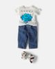 Gucci Kids Gucci Kids Baby suede-trimmed canvas sneakers - 2