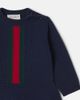 Gucci Kids Gucci Kids Baby Web Stripe virgin wool dress - 4
