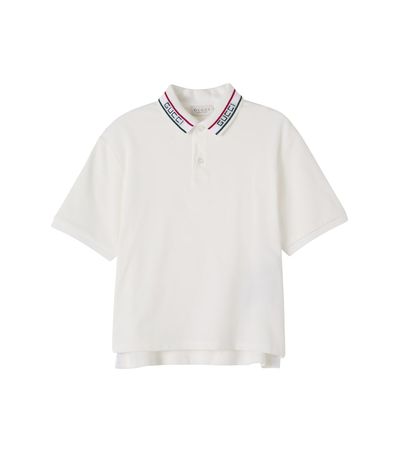 Gucci Kids Gucci Kids Cotton-blend polo shirt