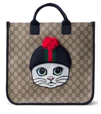 Gucci Kids Gucci Kids GG canvas tote bag