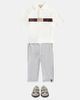 Gucci Kids Gucci Kids GG leather-trimmed sneakers - 2
