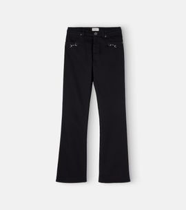 Gucci Kids Gucci Kids Horsebit cotton-blend jeans
