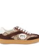 Gucci Kids Gucci Kids Interlocking G suede-trimmed sneakers - 4