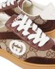 Gucci Kids Gucci Kids Interlocking G suede-trimmed sneakers - 5