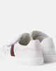 Gucci Kids Gucci Kids Stretch Web Stripe leather sneakers - 3