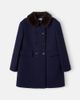 Gucci Kids Gucci Kids Teddy-trimmed wool-blend coat - 1