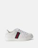 Gucci Kids Gucci Kids Web Stripe leather sneakers - 4