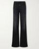 GUCCI Low-rise webbing-trimmed straight-leg jeans - 1