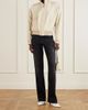 GUCCI Low-rise webbing-trimmed straight-leg jeans - 2