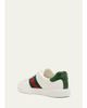 Gucci Men's Ace Leather Web Low-Top Sneakers - 2