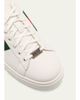 Gucci Men's Ace Leather Web Low-Top Sneakers - 3