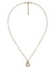 Gucci Unisex Interlocking G 18K Gold Necklace - 1