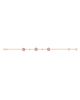 Gucci Women's 18K Rose Gold & 0.05 TCW Diamond Logo Charm Bracelet - 3