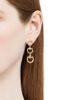 Gucci Women's 18K Yellow Gold Horsebit Triple-Drop Earrings - 2