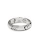 Gucci Women's Blind for Love Sterling Silver Band Ring - 3