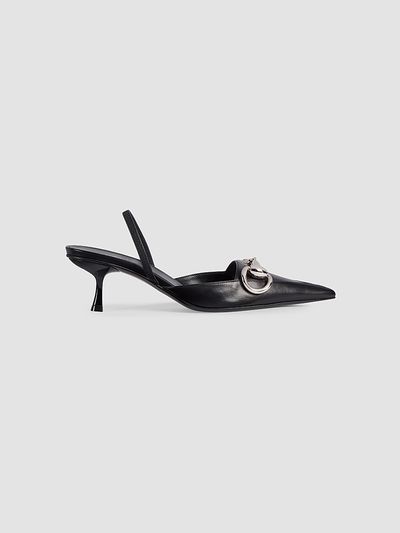 Gucci Women's Boulevard 55MM Leather Slingback Pumps