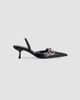 Gucci Women's Boulevard 55MM Leather Slingback Pumps - 6