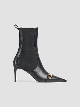 Gucci Women's Donna 80MM Leather Ankle Boots