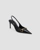 Gucci Women's Donna 80MM Leather Slingback Pumps - 2