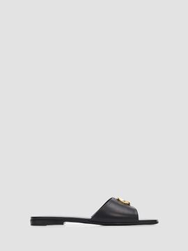 Gucci Women's Double G Leather Sandals