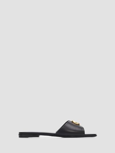 Gucci Women's Double G Leather Sandals