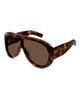 Gucci Women's Fashion Show 99MM Pilot Sunglasses - 4