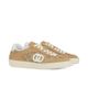 Gucci Women's G75 Suede & GG Canvas Low-Top Sneakers - 2