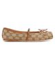Gucci Women's GG Canvas Horsebit Ballet Flats - 6