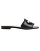 Gucci Women's GG Cut-Out Leather Slides - 8