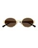 Gucci Women's GG Monogram 51MM Metal Oval Sunglasses - 2