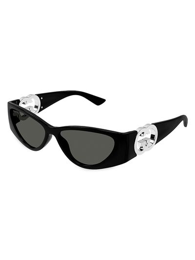 Gucci Women's Hailey 55MM Cat Eye Sunglasses