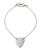 Gucci Women's Heart Charm Sterling Silver Bracelet - 1