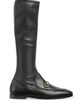 Gucci Women's Jordaan Nappa Knee-High Boots - 5