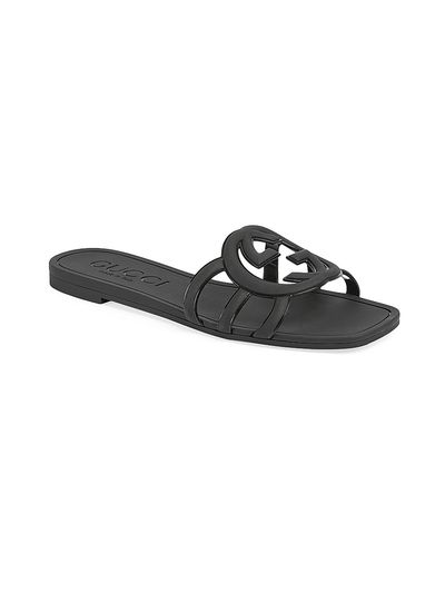 Gucci Women's Palma Rubber Slides