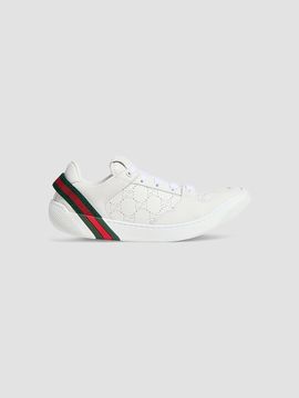 Gucci Women's Screener Perforated Leather Low-Top Sneakers
