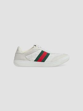 Gucci Women's Screener Side-Striped Low-Top Sneakers