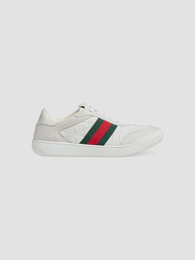 Gucci Women's Screener Side-Striped Low-Top Sneakers