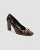 Gucci Women's Signora 85MM Patent Leather Pumps - 2