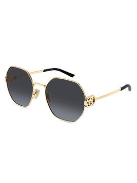 Gucci Women's Stuck GG 58MM Geometrical Sunglasses