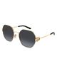 Gucci Women's Stuck GG 58MM Geometrical Sunglasses - 4