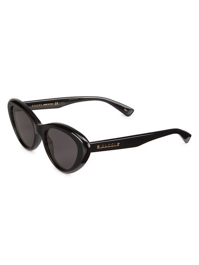 Gucci Women's Symbols 54MM Cat-Eye Acetate Sunglasses