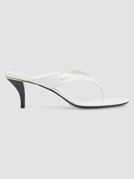 Gucci Women's Vittoria 55MM Leather Thong Sandals