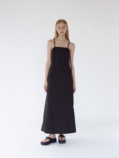 gu_de Chole String Maxi Dress - Black