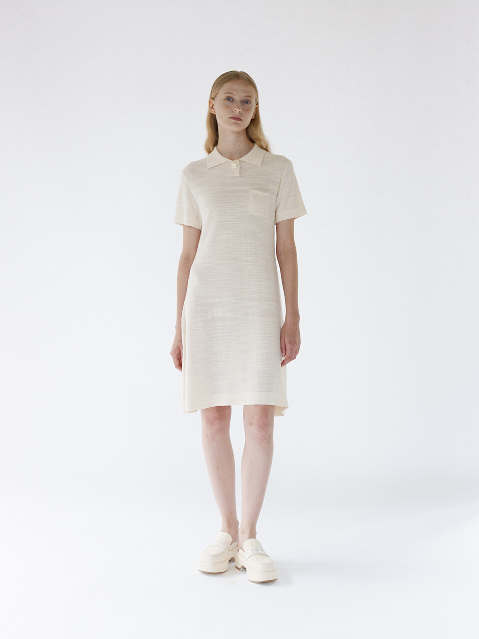 gu_de Emily Knit Mini Dress - Vanilla