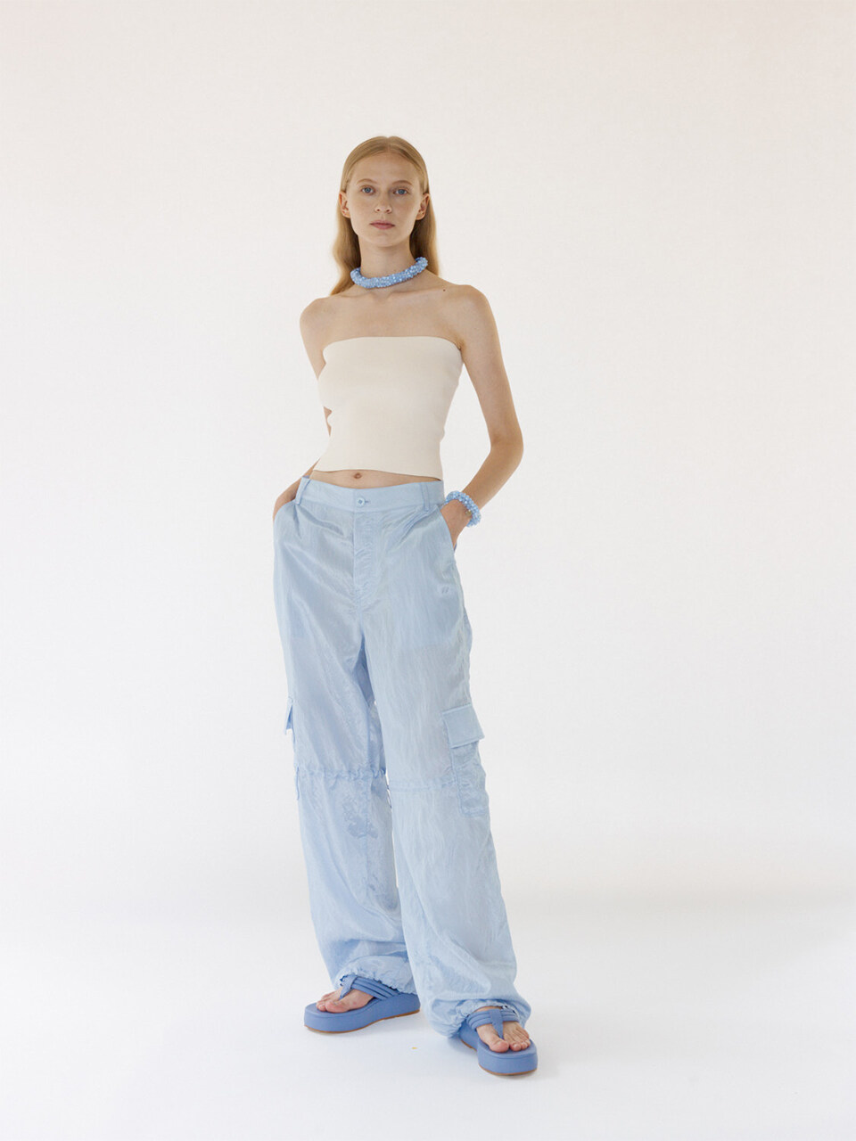 gu_de Sunny Knit Tube Top - Vanilla