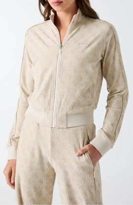 GUESS GUESS 4G Logo Allover Jacquard Track Jacket