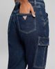 GUESS GUESS '80s High Waist Crop Cargo Jeans - 4