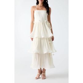 GUESS GUESS Alessia Sleeveless Tiered Ruffle Maxi Dress
