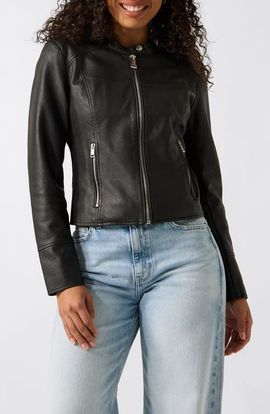 GUESS GUESS Anita Logo Faux Leather Jacket